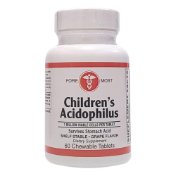 Children's Acidophilus 60 Chewable Tablets