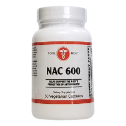 NAC 600 (N-Acetyl Cysteine) 60 Capsules
