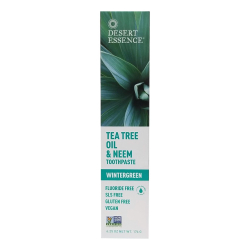 Natural Tea Tree Oil & Neem Toothpaste 6.25 oz tube