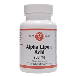 Alpha Lipoic Acid 250mg 60 Vegetarian Capsules