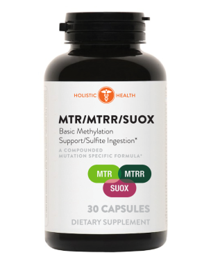 MTR / MTRR / SUOX - Basic Methylation Support / Sulfite Ingestion 30 Capsules