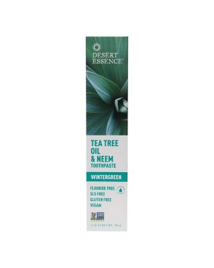 Natural Tea Tree Oil & Neem Toothpaste 6.25 oz tube