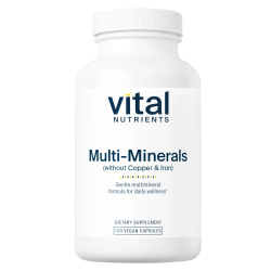 Multi-Minerals Citrate/Malate Formula (No Copper or Iron) 120 Capsules